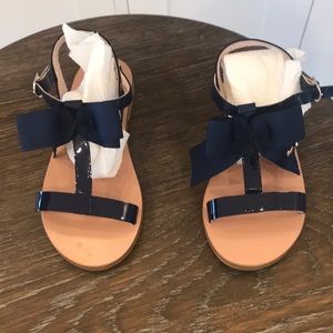 Little girls navy Jacadi Sandal size 27 EU